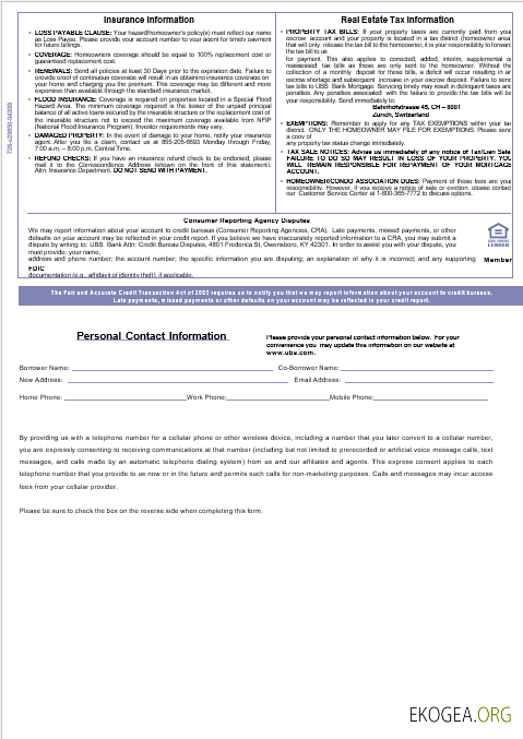 Relevé hypothécaire de la banque suisse UBS aux formats Word et PDF, 3 pages 3 template Relevé hypothécaire de la banque suisse UBS aux formats Word et PDF, 3 pages 3 template